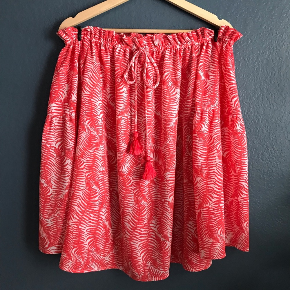 Michael Kors Tropical Off the Shoulder Blouse